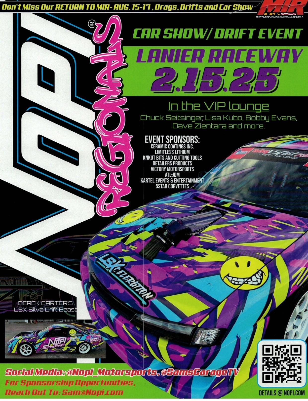 NOPI Regional Drift Car Show February 2025